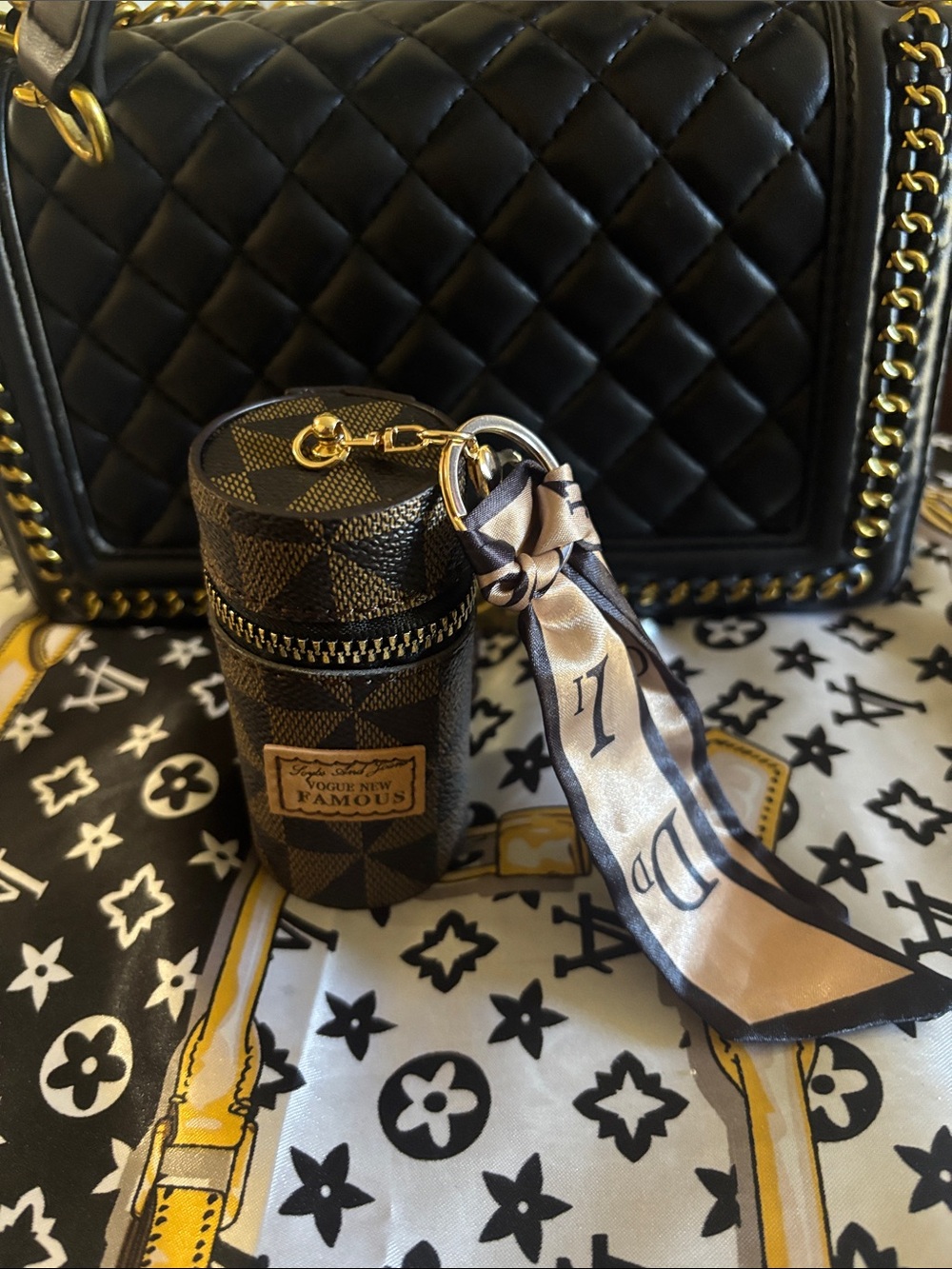 Brown Lipstick Case